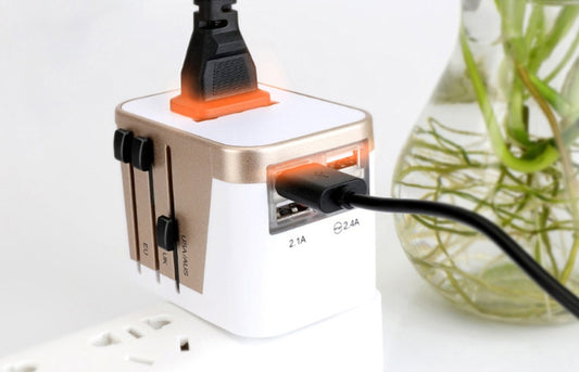 Universal Travel Adapter – Multi‑Region Plug for 180+ Countries