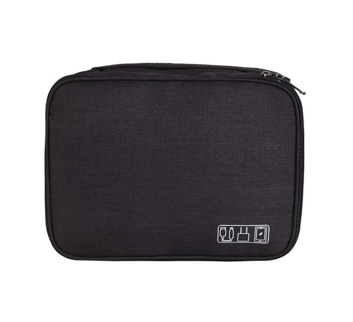 Multi‑Compartment Tech Organiser – Travel Electronics & Cable Storage Case