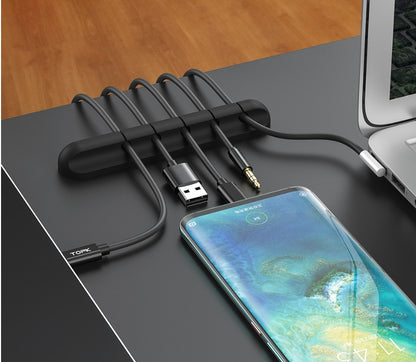 Desk-based cable organiser