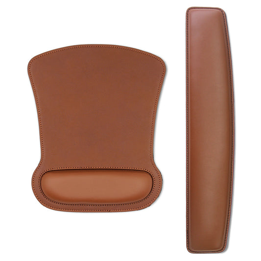 Ergonomic Wrist Guard Mouse Pad & Keyboard Rest Set