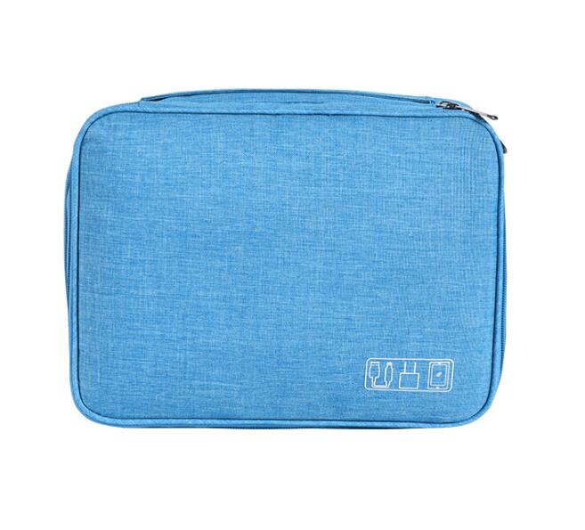 Multi‑Compartment Tech Organiser – Travel Electronics & Cable Storage Case