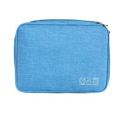 Multi‑Compartment Tech Organiser – Travel Electronics & Cable Storage Case
