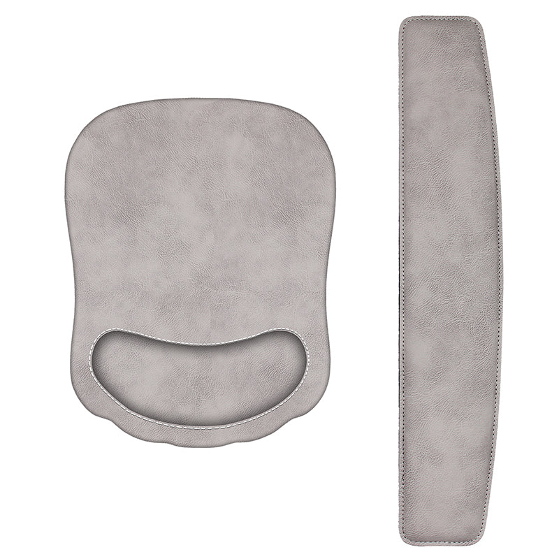 Ergonomic Wrist Guard Mouse Pad & Keyboard Rest Set