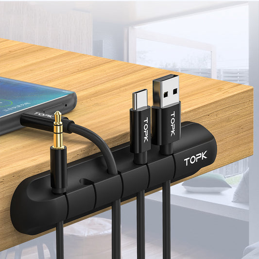 Desk-based cable organiser