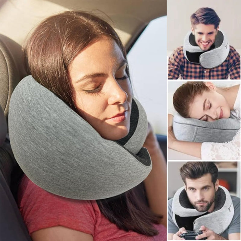 Memory Foam Travel Neck Pillow – Ergonomic Carry‑On Comfort