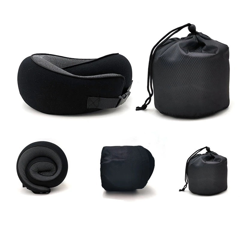 Memory Foam Travel Neck Pillow – Ergonomic Carry‑On Comfort