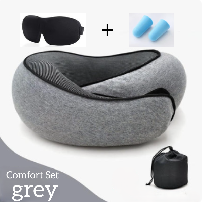 Memory Foam Travel Neck Pillow – Ergonomic Carry‑On Comfort